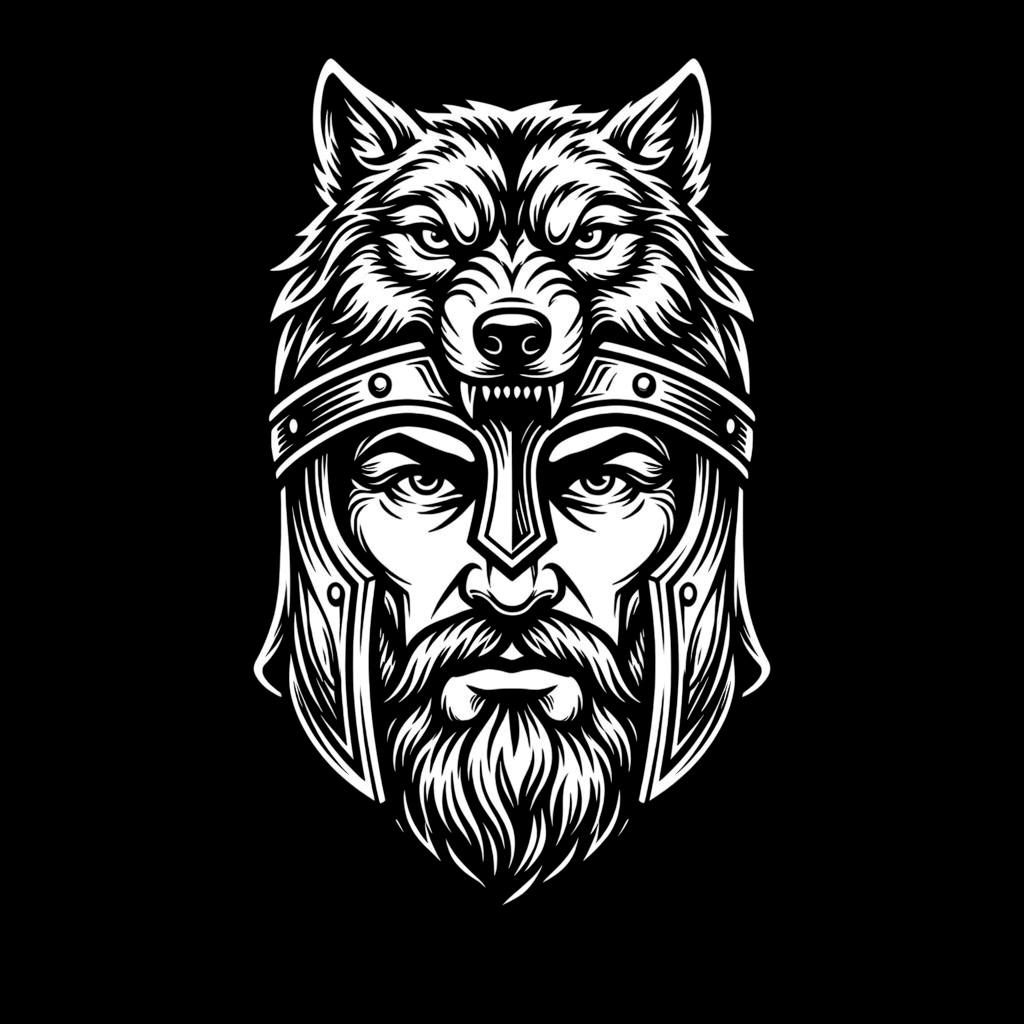 Gorgasali Gear warrior wolf logo